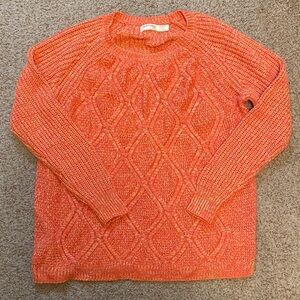 Faded Glory Women's Vibrant Orange Sweater